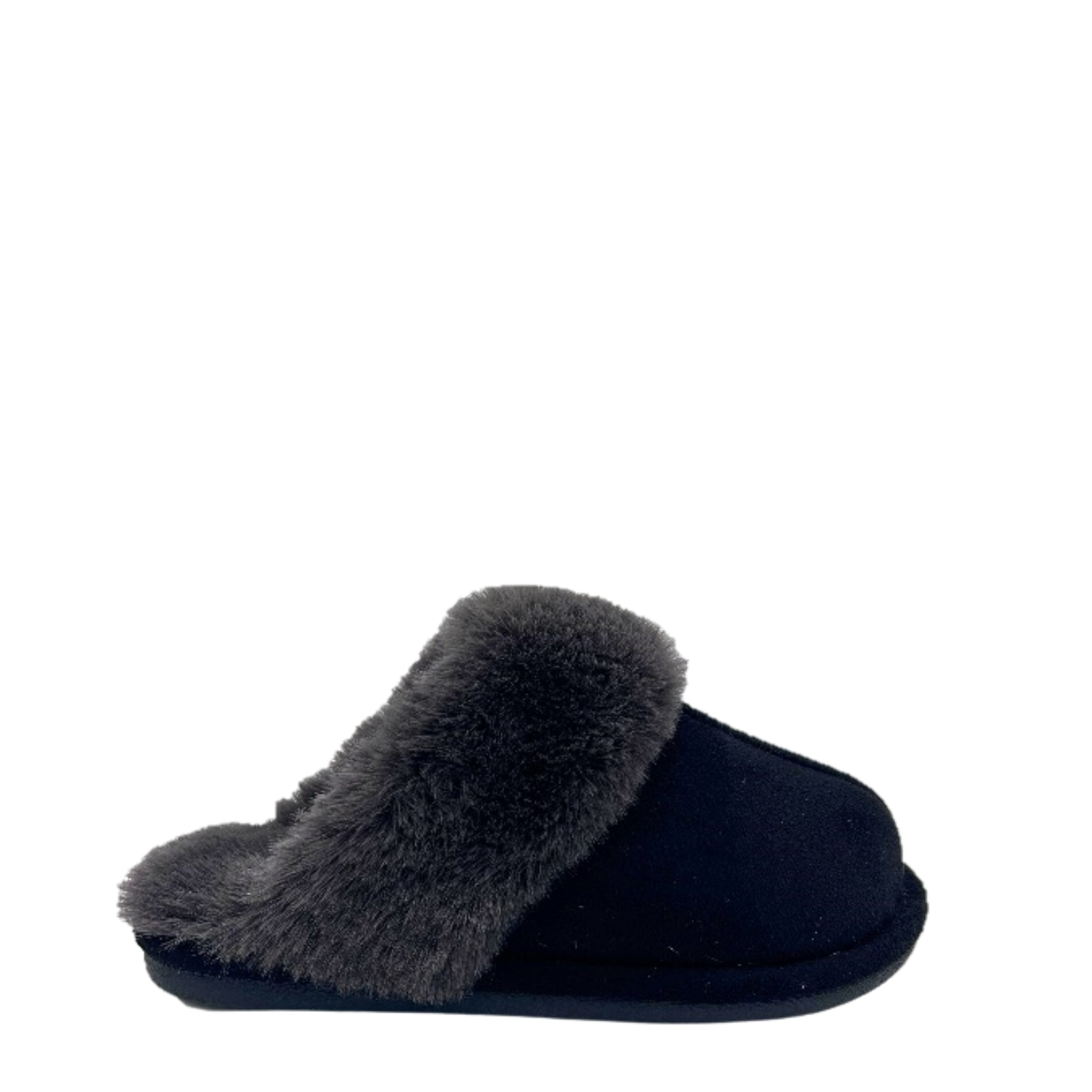 LS8529 SLIPPERS BLACK