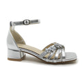SILVER BUTTERFLY GIRLS SANDAL 10-2'S 222222