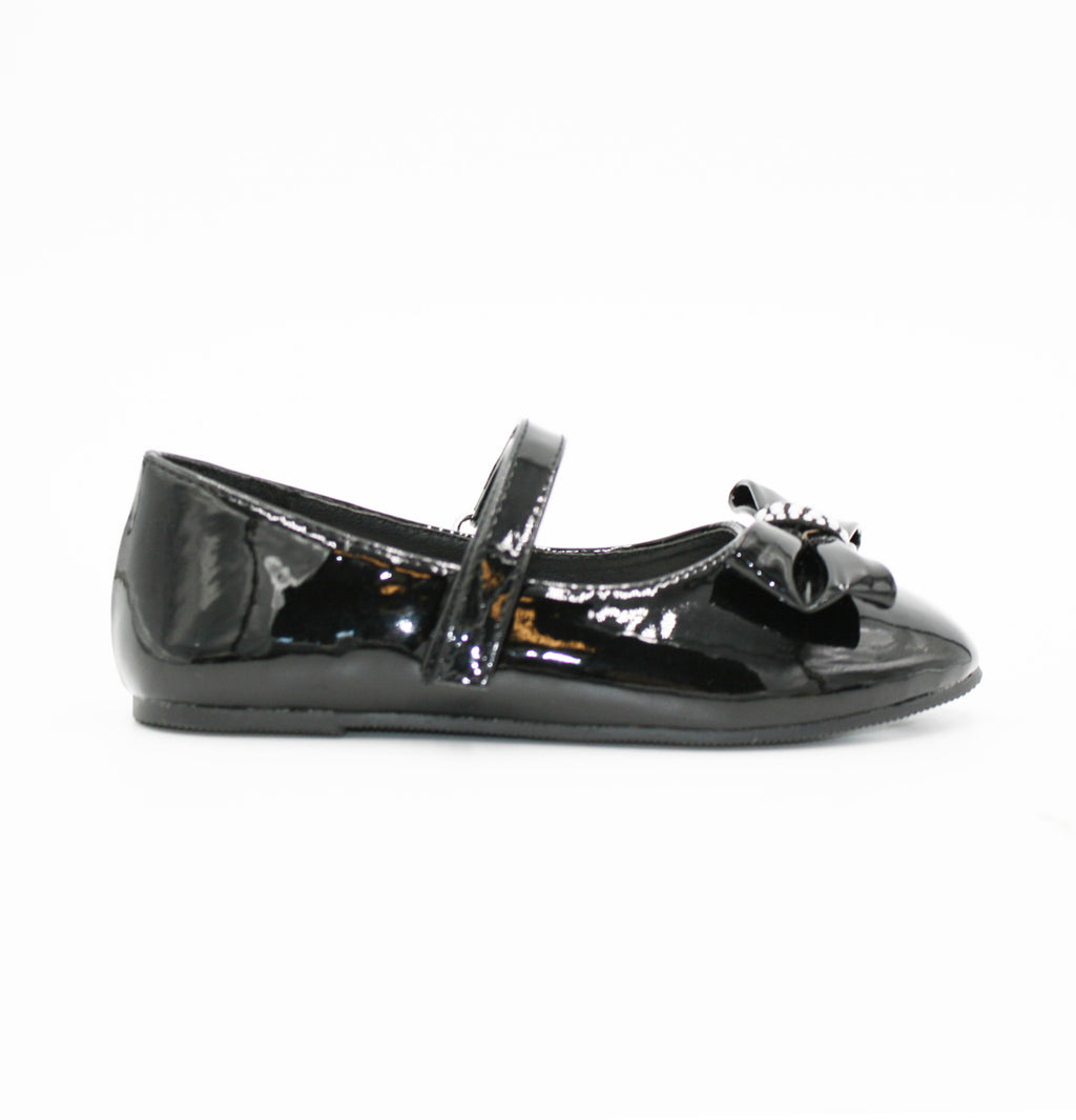 5-10'S 222222 GIRLS BOW TRIM BALLERINA
