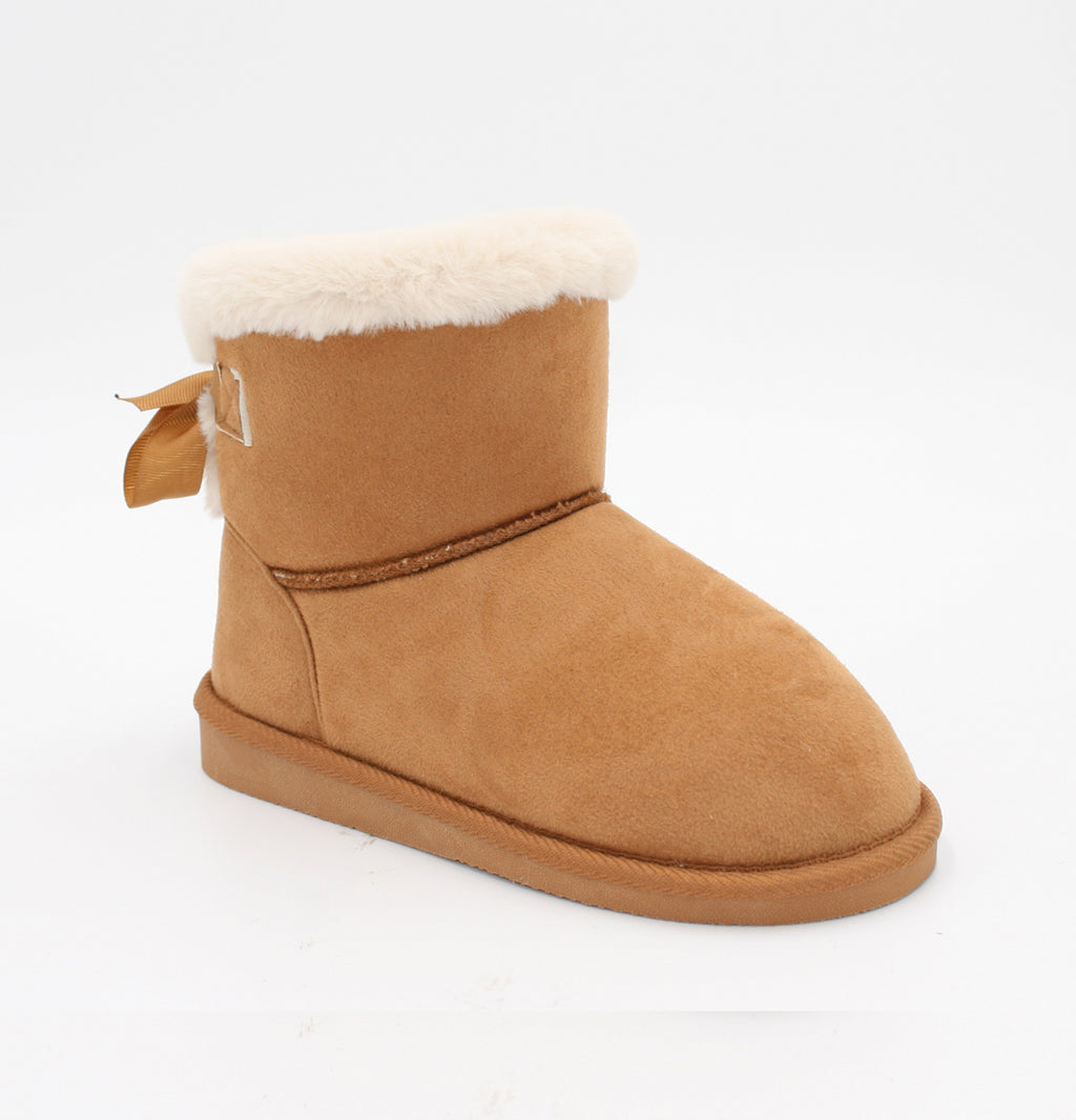 2-6'S 22334 GIRLS ALANA RIBBON ANKLE BOOT