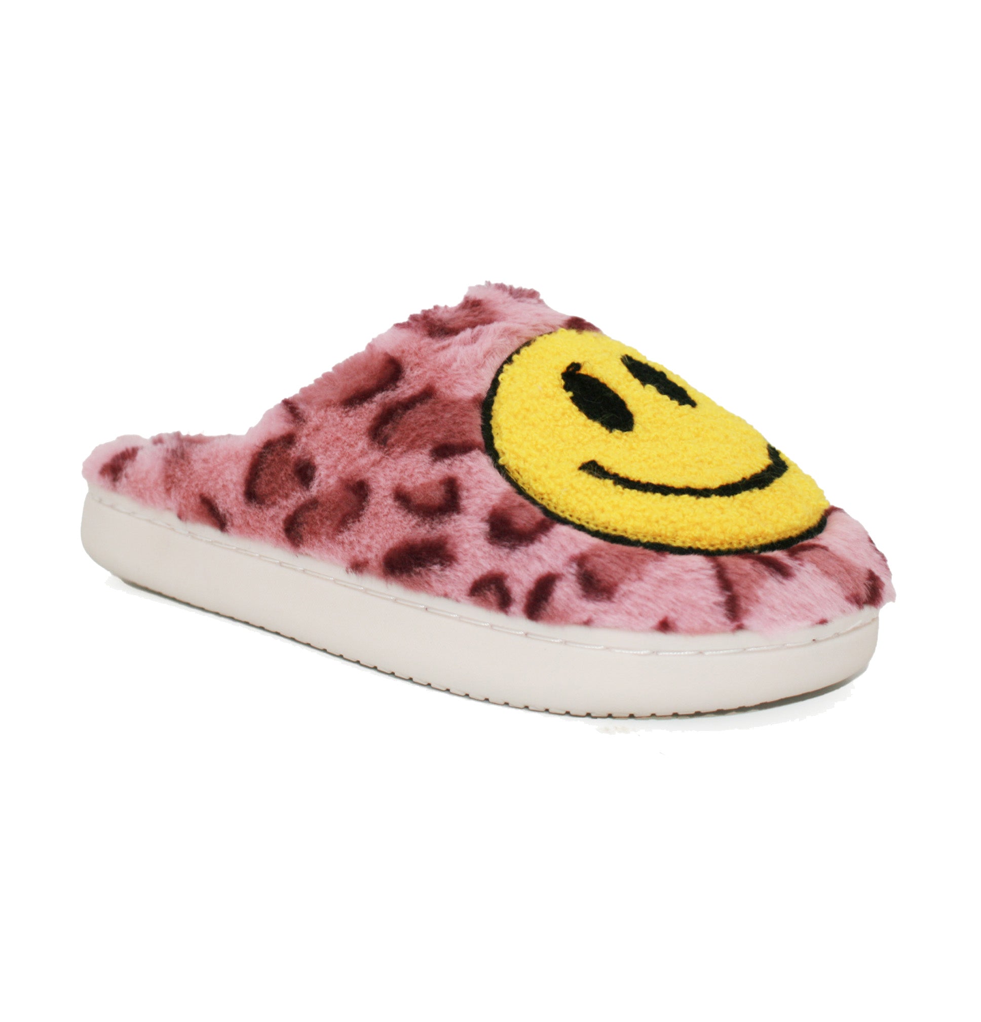 PINK LEOPARD SLIPPERS