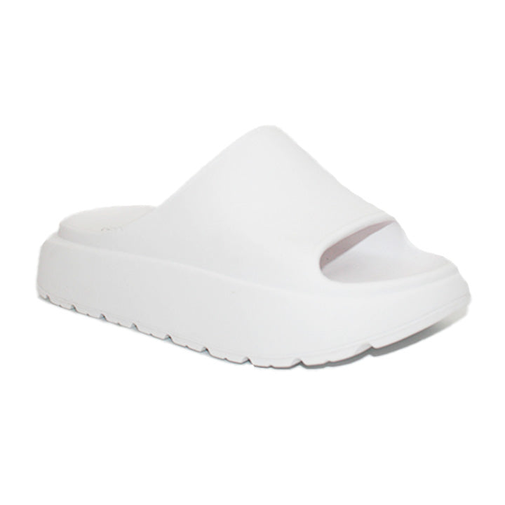 3-8'S 123321 LADIES MOULDED FLATFORM SLIDER