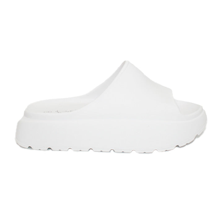 3-8'S 123321 LADIES MOULDED FLATFORM SLIDER
